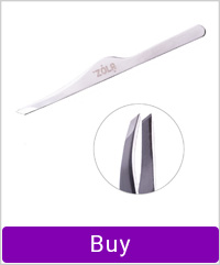 ZOLA slanted brow tweezers, Color Series Silver
